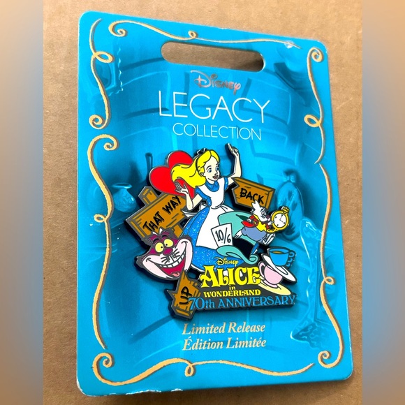 Disney LEGACY COLLECTION Alice in Wonderland 70th Anniversary Limited Disney Pin - Picture 1 of 1